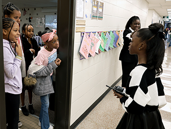 Student serving as Principal for a Day